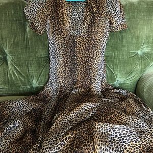 Dolce&gabbana Gorgeous leopard silk  gown